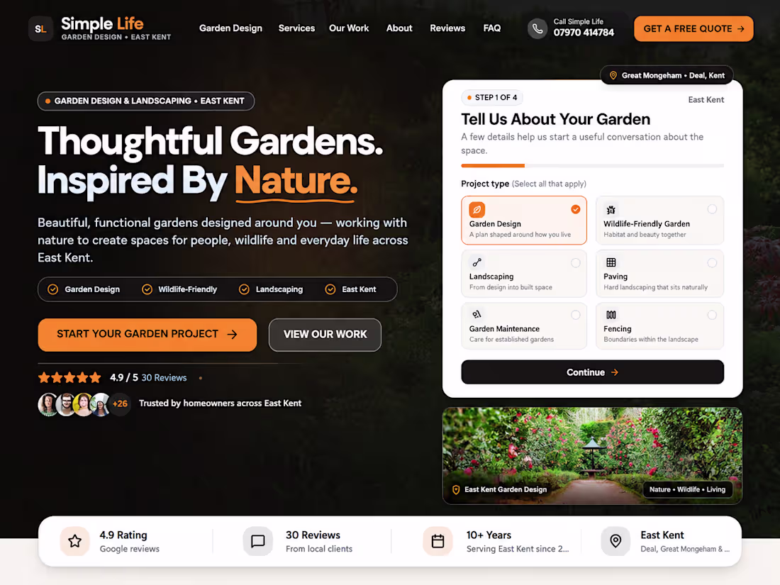 Cover image for Simple Life — Wildlife-Friendly Garden
