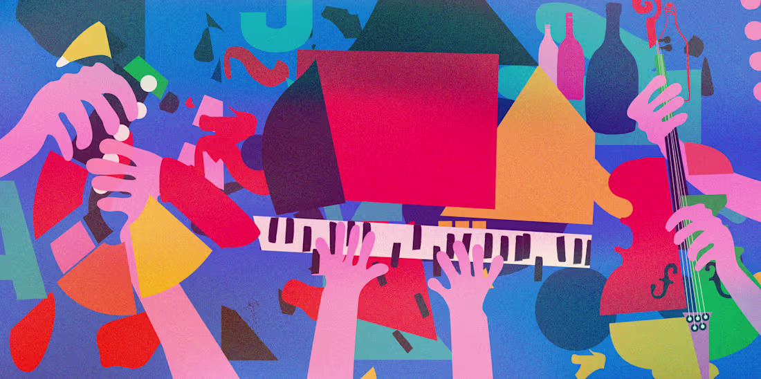 Cover image for Modern Music Poster — Vector Illustration