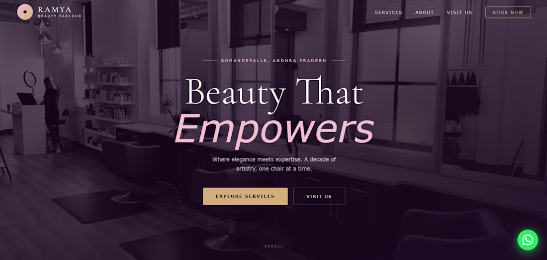 Cover image for Designed and developed a responsive
