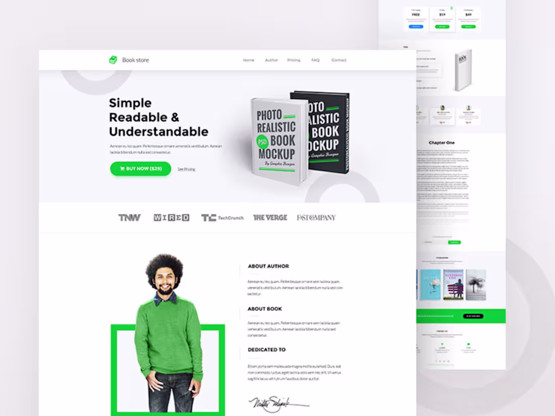 Cover image for eBook Platform Website Design