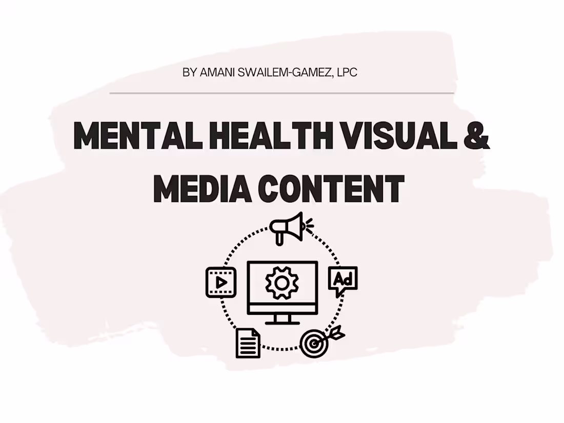 Cover image for Mental Health Visual & Media Content