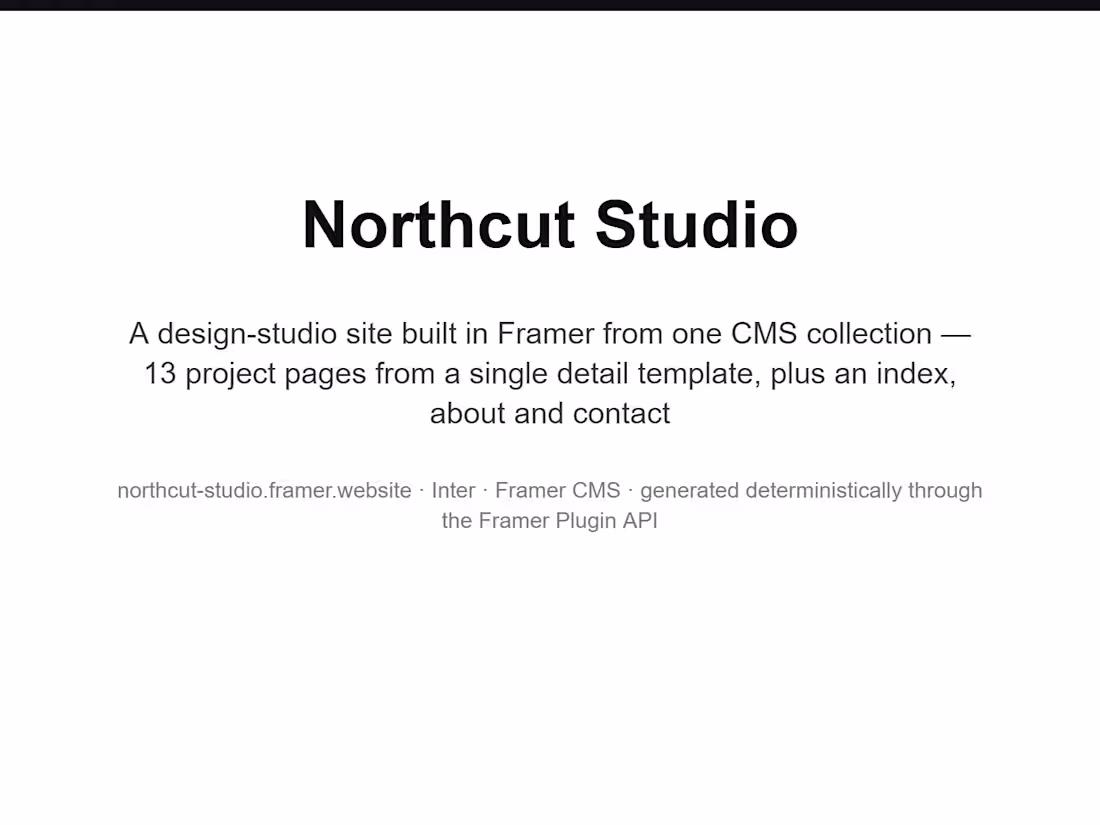 Cover image for Northcut Studio — a design-studio