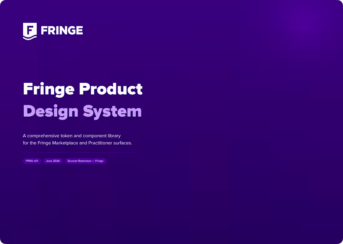 Cover image for The Fringe Product Design System