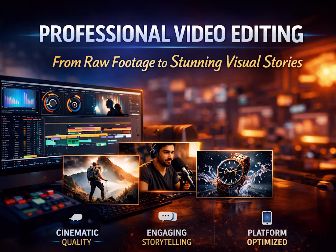 Cover image for Professional Video Editing That Captures Attention