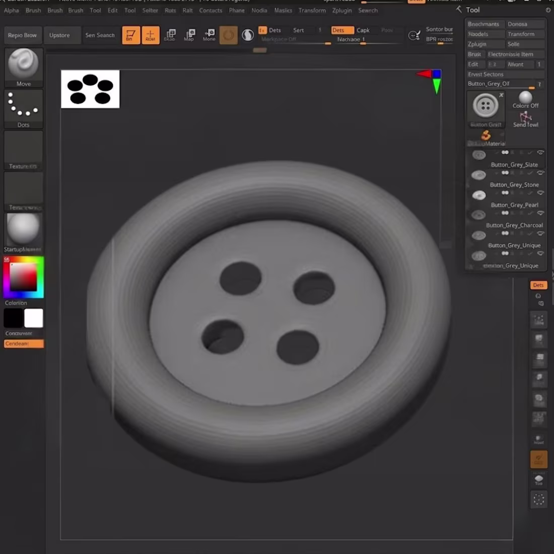 Cover image for modeling Button