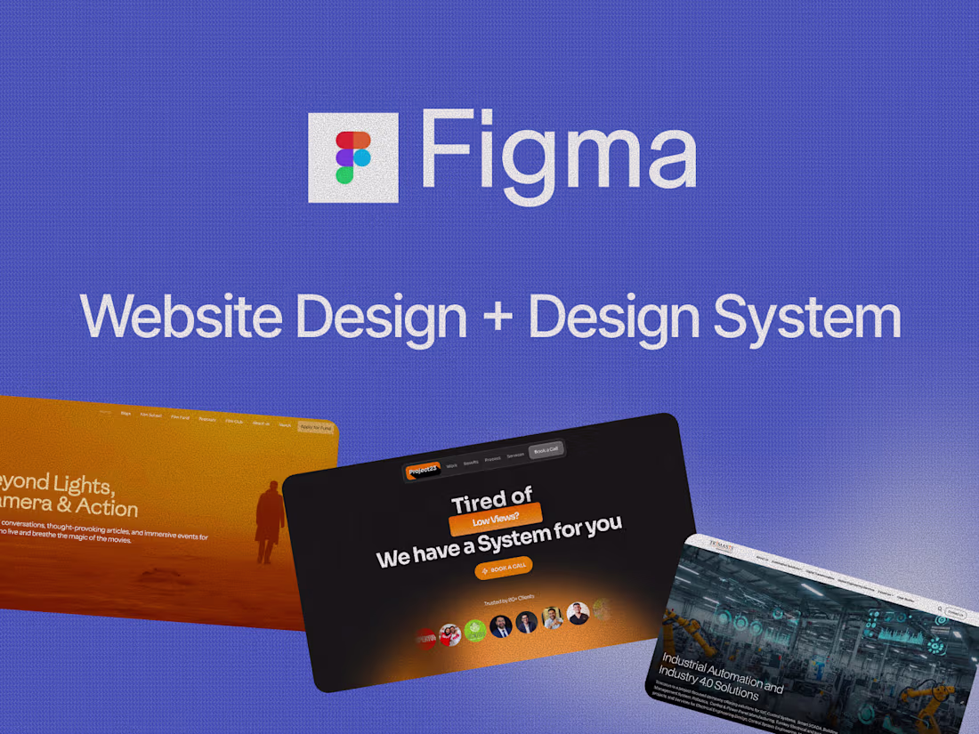 Cover image for Website Design and Design System