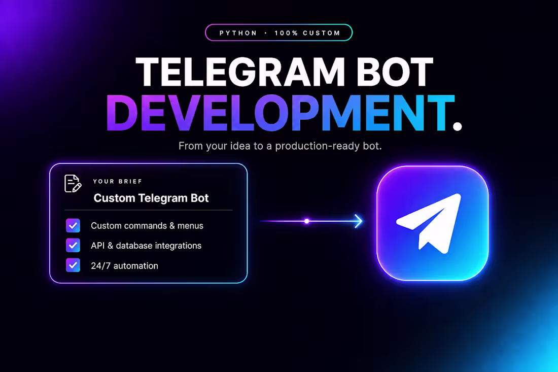 Cover image for Custom Telegram bot