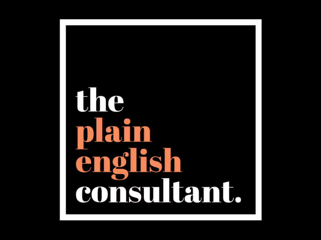 Cover image for The Plain English Consultant