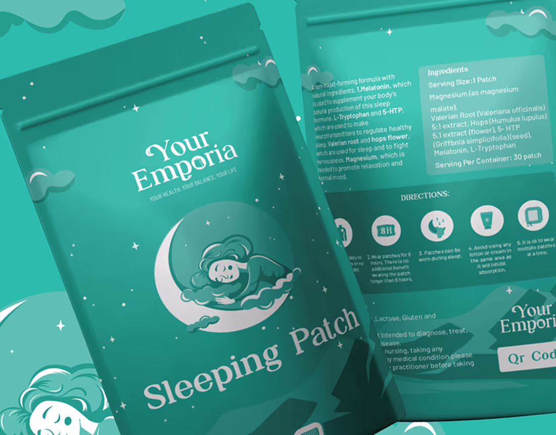 Cover image for Your Emporia-Wellness Branding & Patch Packaging Design