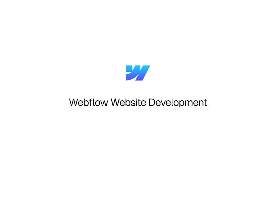 Cover image for Webflow Website Development