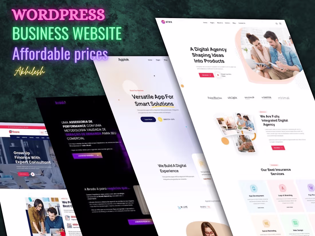 Cover image for You will get Wordpress website developer | custom web designer