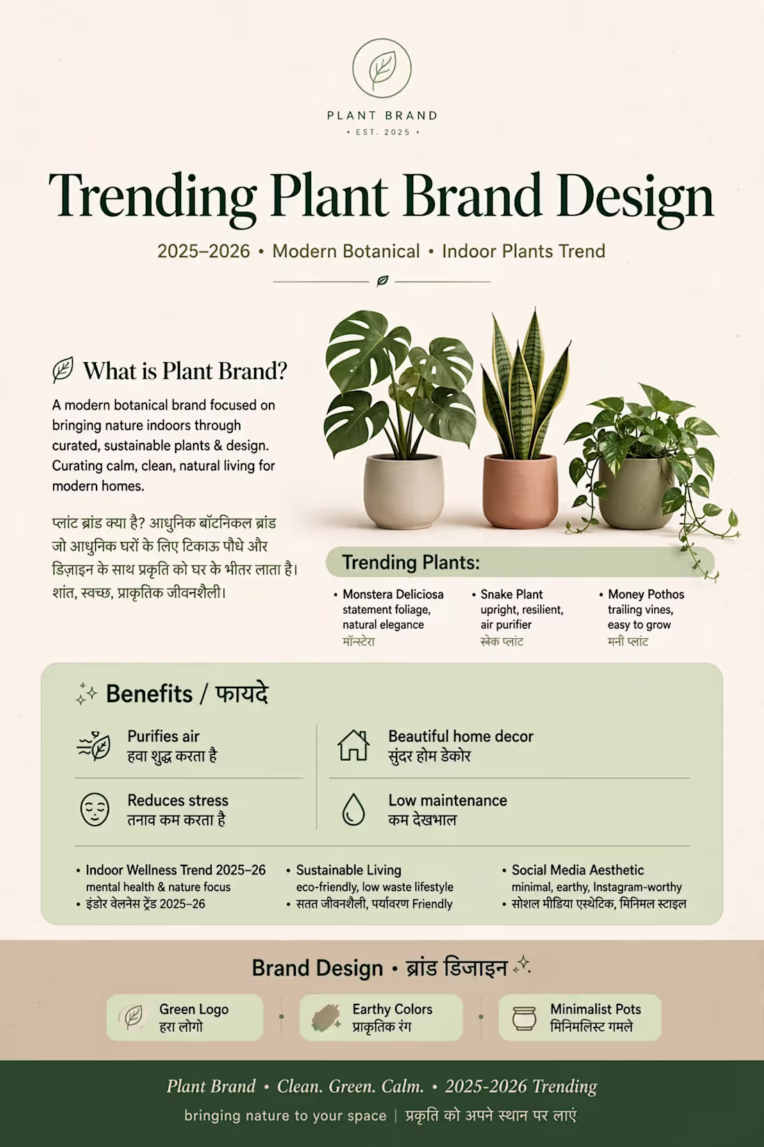 Cover image for Trending plant brand designing