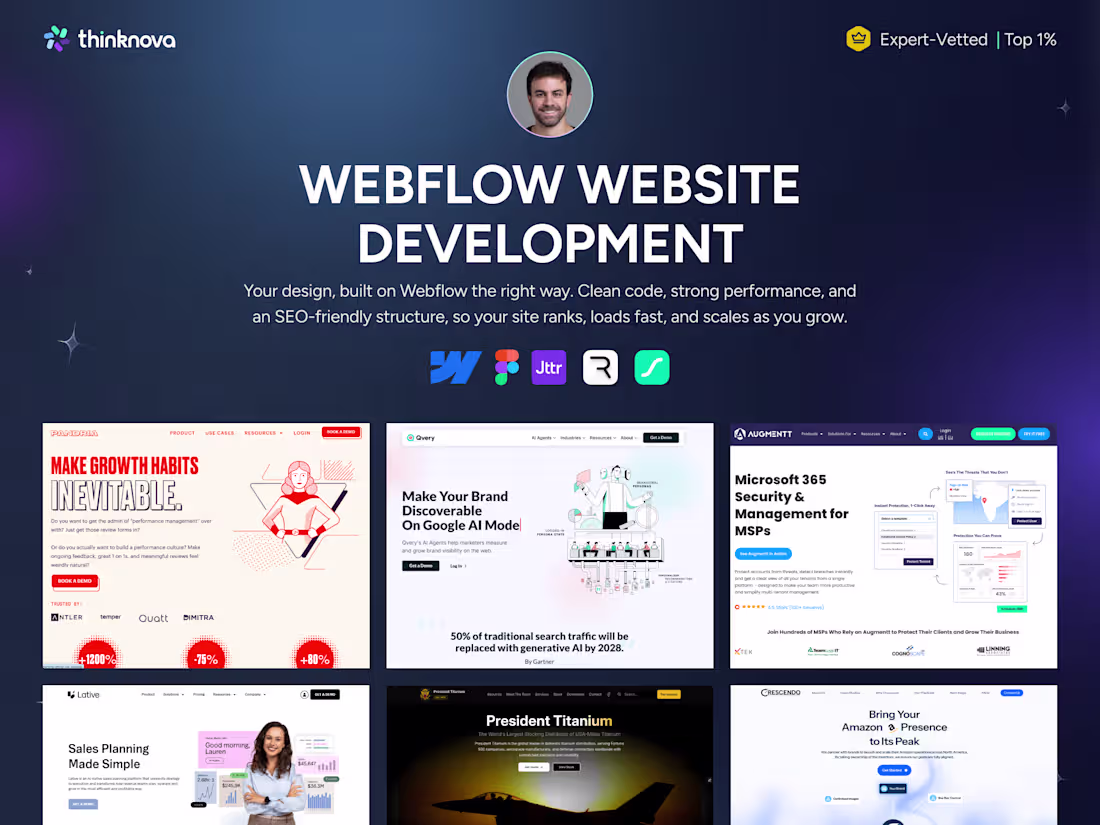 Cover image for Webflow Website Development