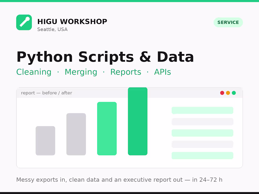 Cover image for Python Scripting & Data Processing
