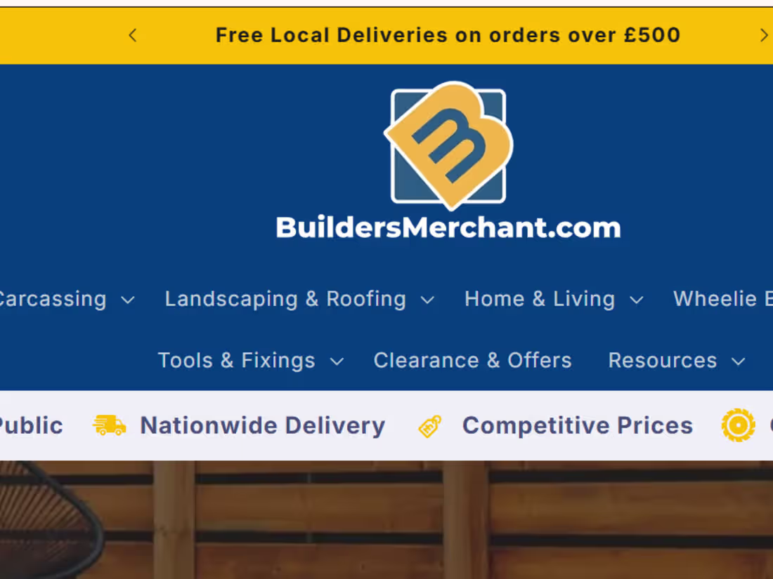 Cover image for Ecommerce Growth through SEO for BuildersMerchant.com