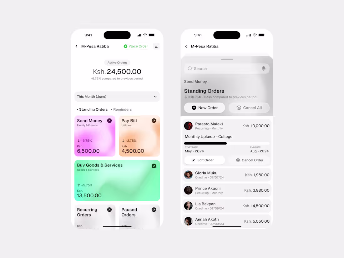 Cover image for Mpesa Ratiba (App Redesign)