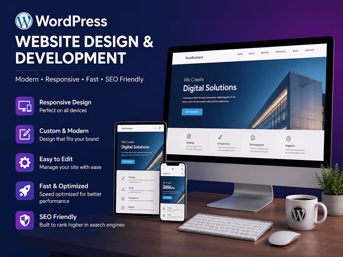 Cover image for WordPress Website Design and Development