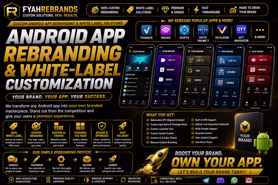 Cover image for Android App Rebranding & White-Label