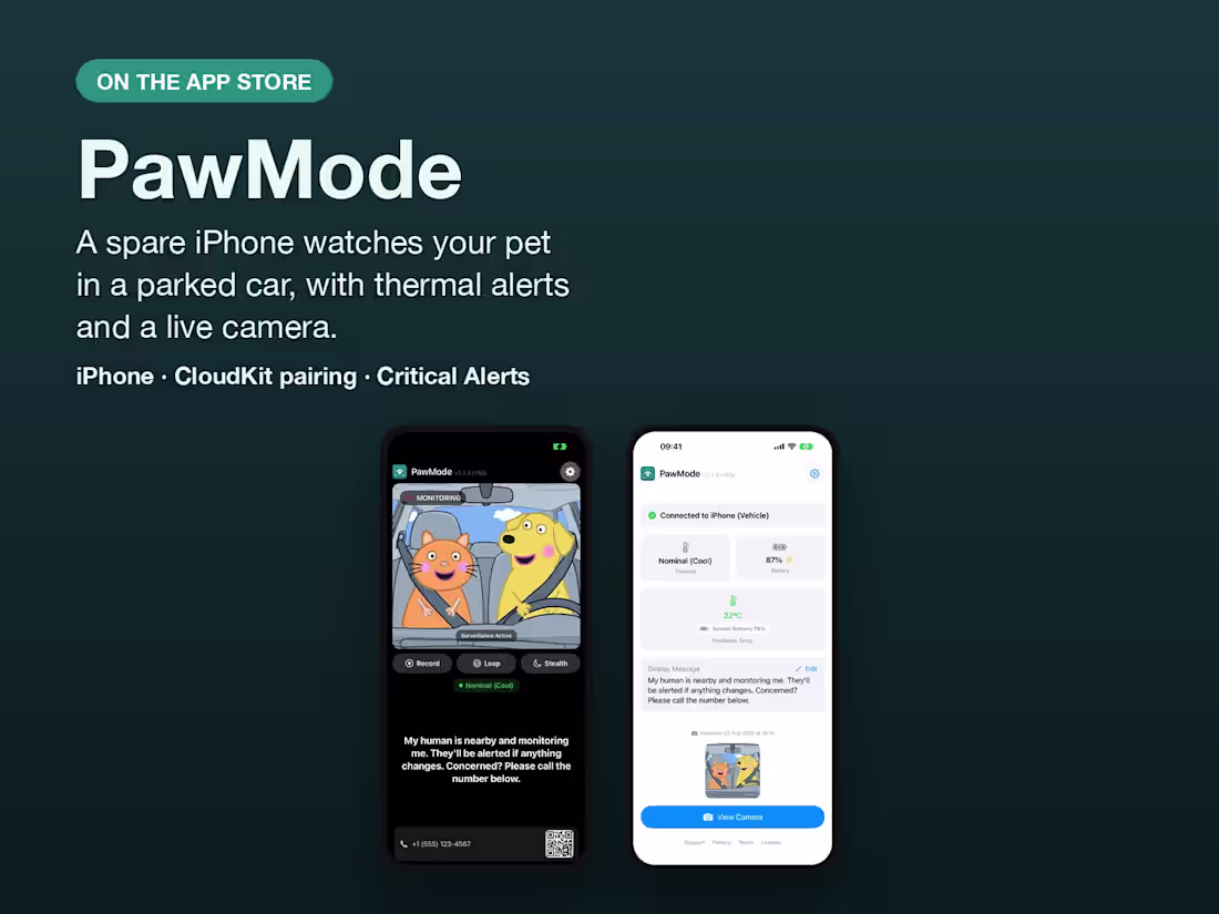 Cover image for PawMode: a spare iPhone watches