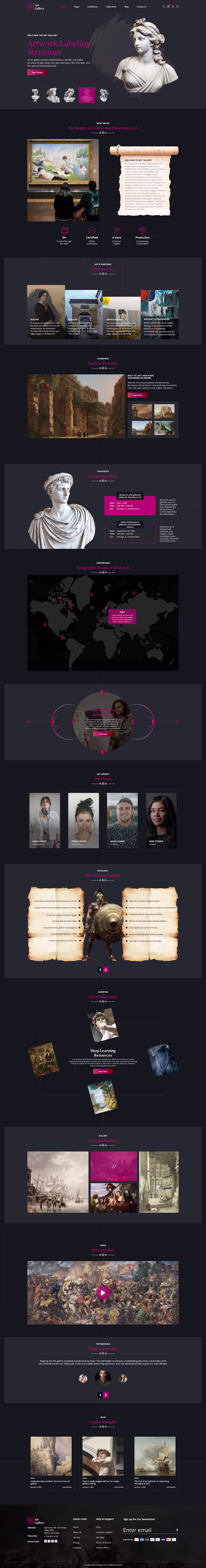 Cover image for Historical Museum Landing Page |