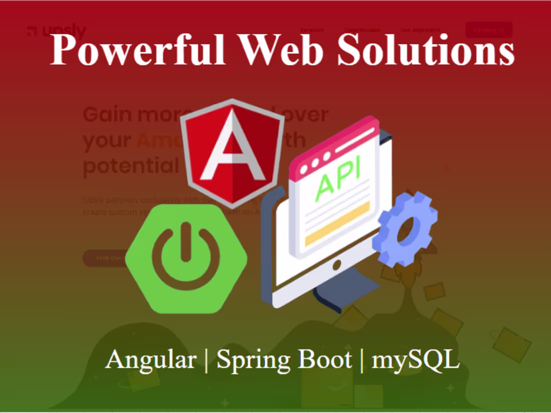 Cover image for Powerful Web Solutions with Angular & Spring Boot !