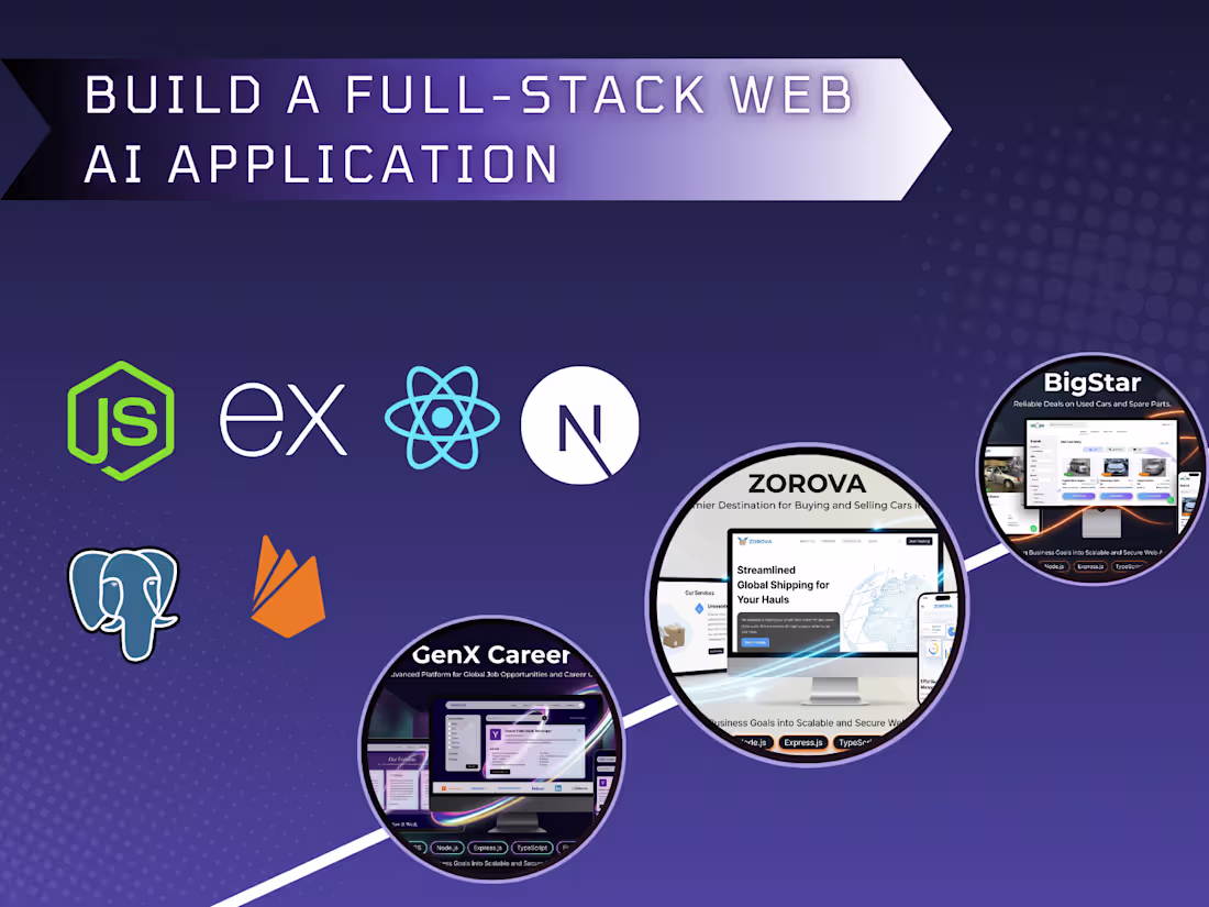 Cover image for Build Full-Stack AI SaaS & Web Applications