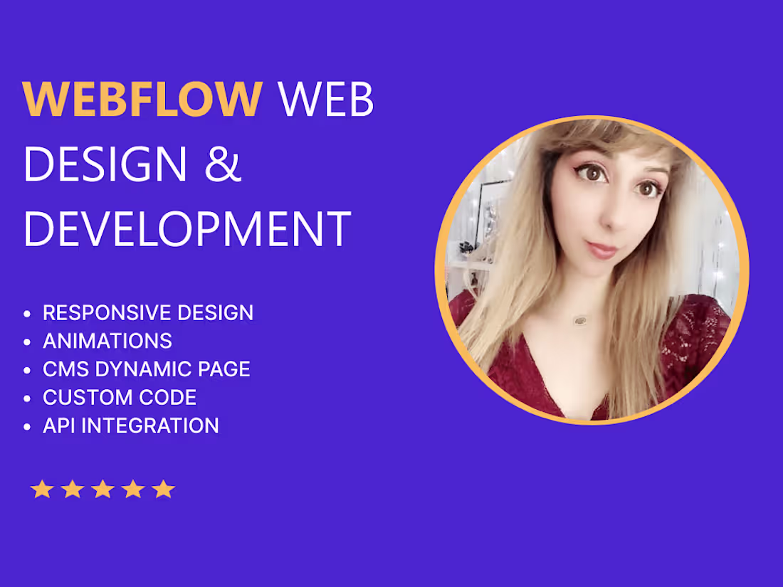 Cover image for Expert Webflow Development and Web Design