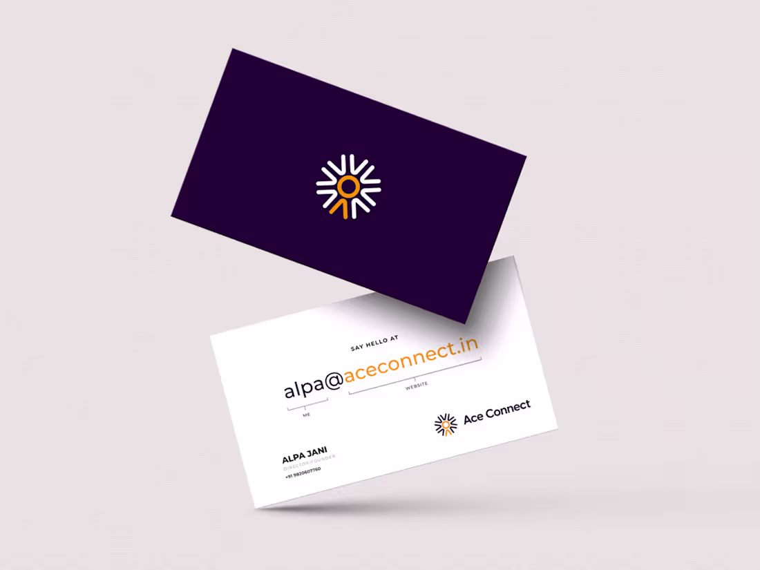 Cover image for Visual brand identity for Ace Connect - A consultancy service.