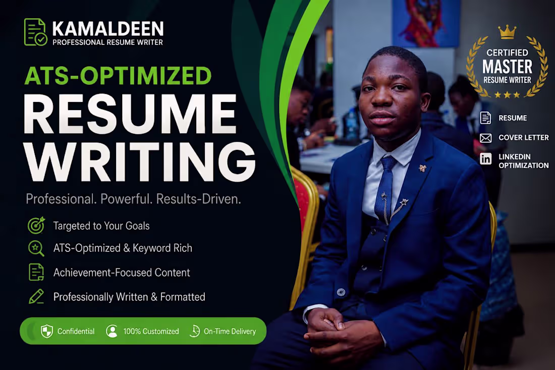 Cover image for Professional Resume Writing & Optimization