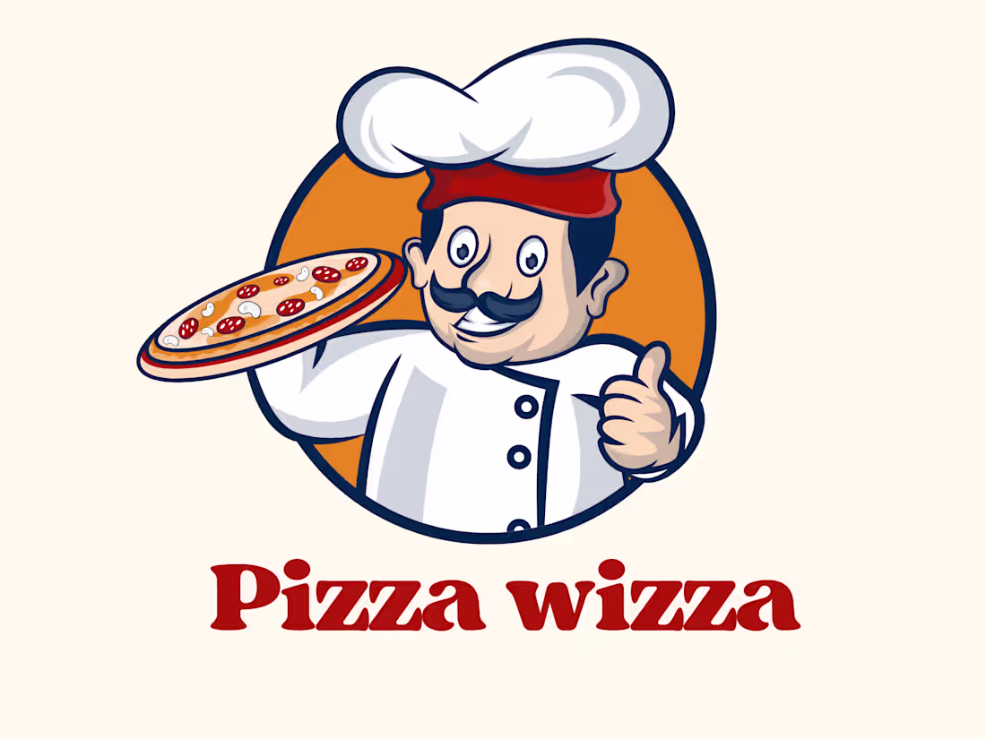 Cover image for Pizza Wizza Chef Mascot Identity
A