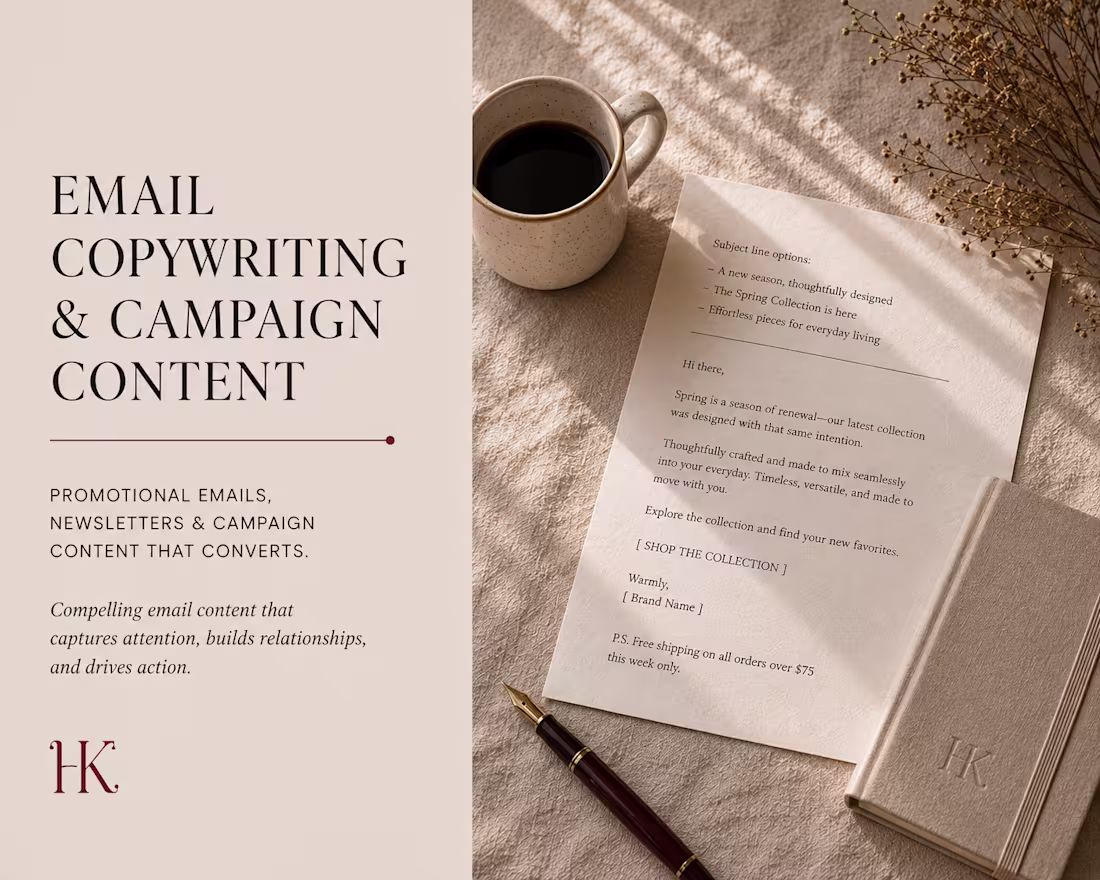 Cover image for Email Copywriting and Campaign Content
