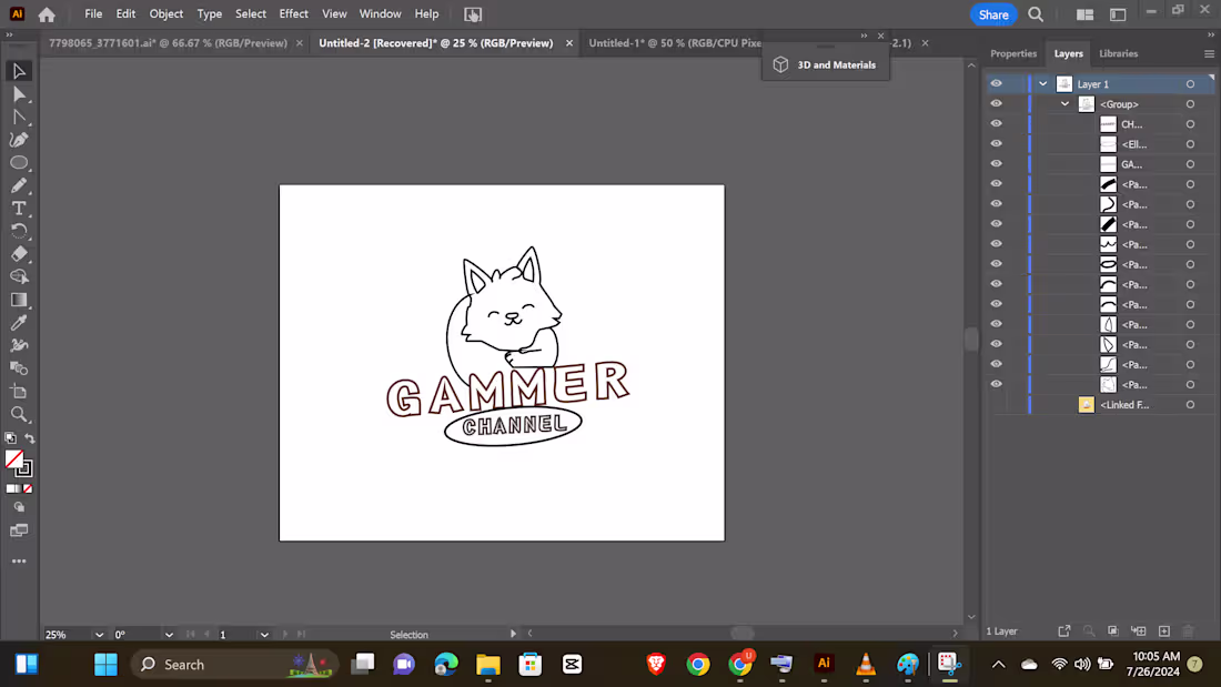 Cover image for A streaming logo designed in