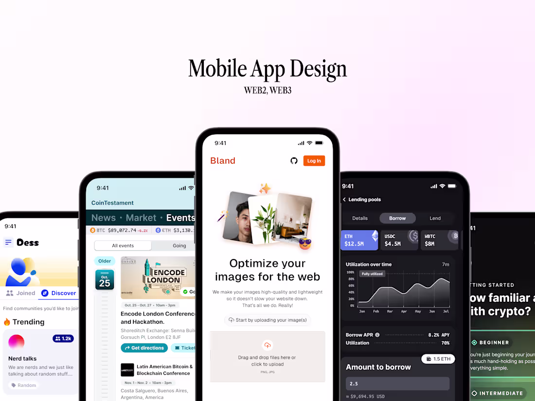 Cover image for Mobile App Design (UI/UX)