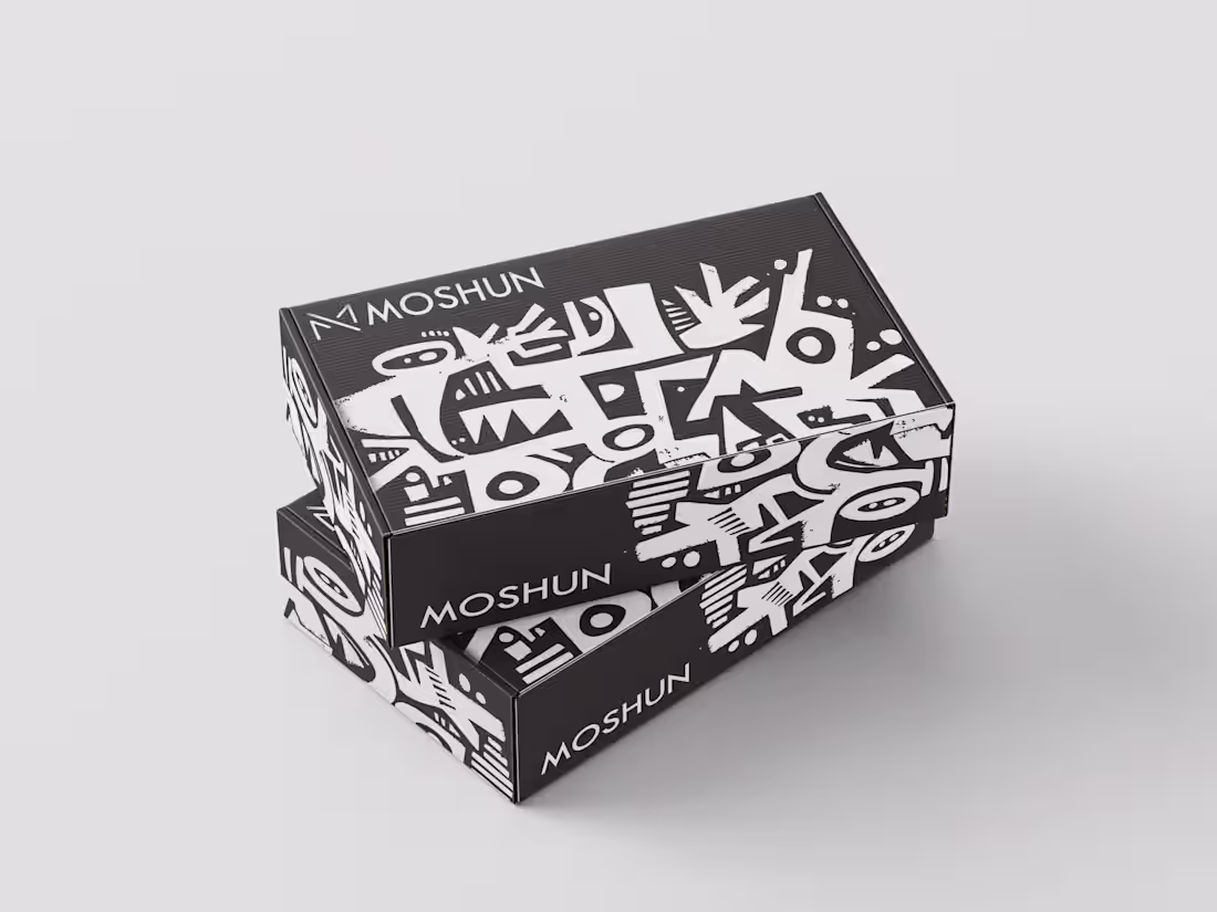 Cover image for Box packaging | Doodle | Illustration | Shoe