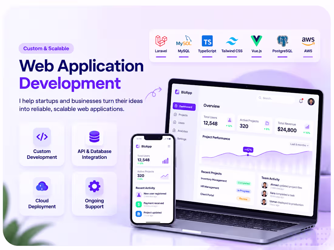 Cover image for Scalable Full-Stack Web Applications
