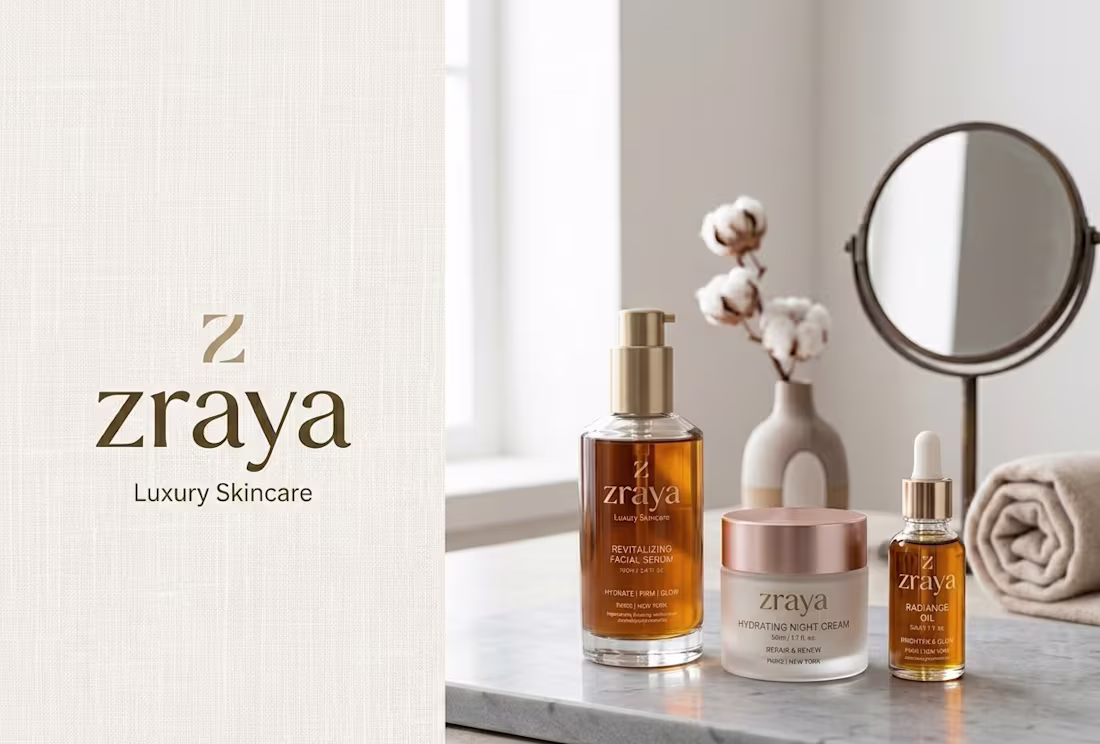 Cover image for Designed a luxury skincare brand