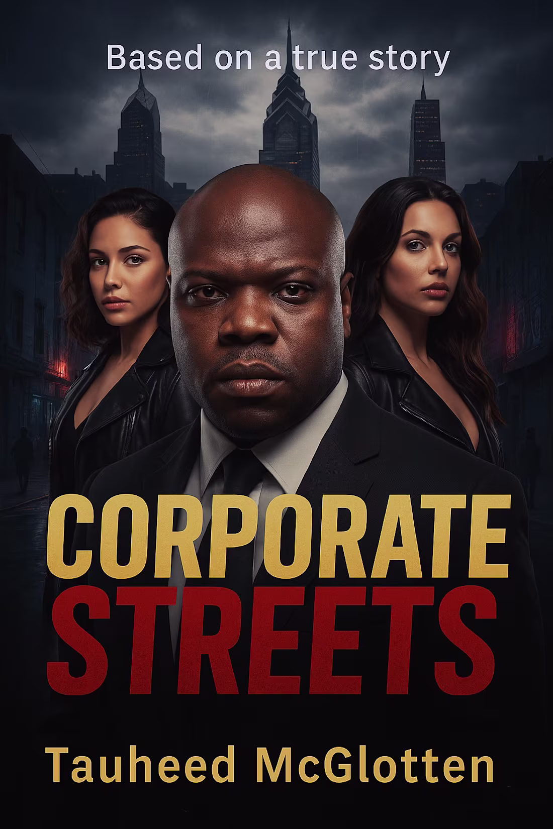 Cover image for "Corporate Streets," book cover for
