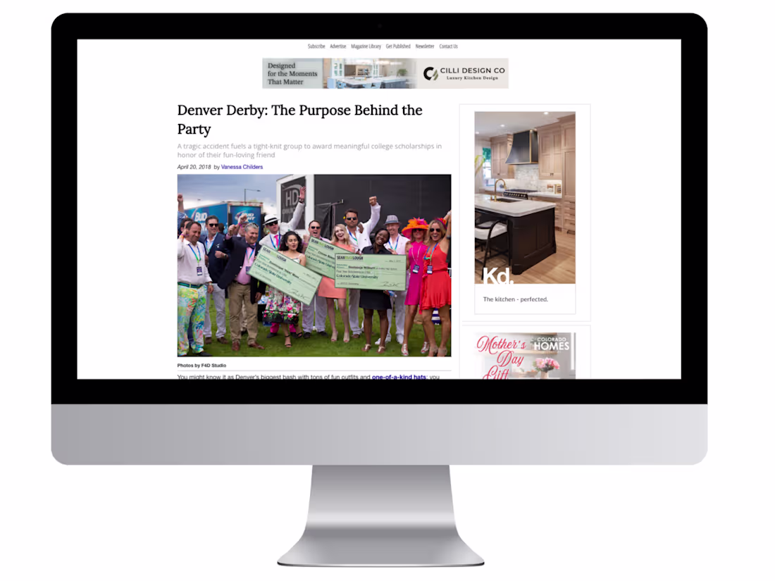 Cover image for [DIGITAL ADVERTORIAL] Denver DerbyParty: Captured