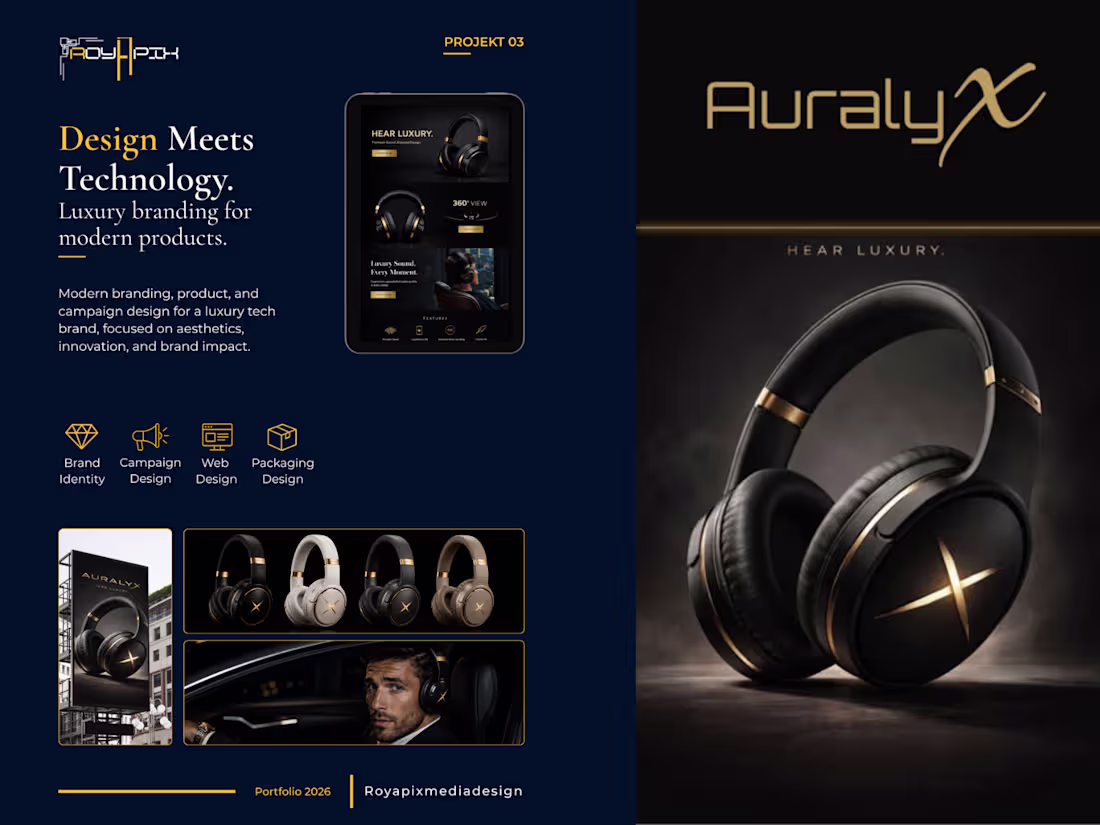 Cover image for Luxury Brand Identity & Product Design