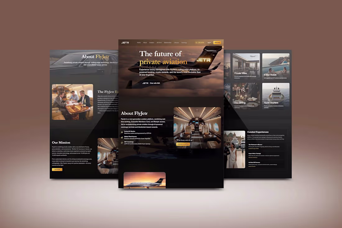 Cover image for FlyJetr - WordPress