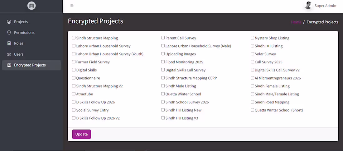 Cover image for Developed a large-scale project management