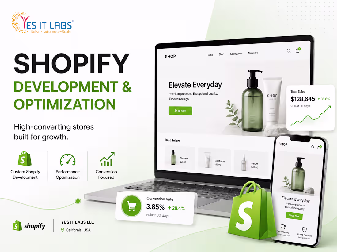 Cover image for Shopify Store Development & Optimization
