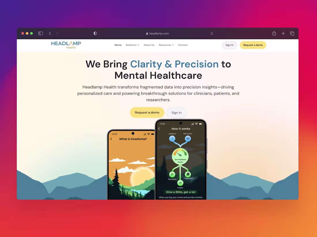 Cover image for Headlamp Health Website Redesign