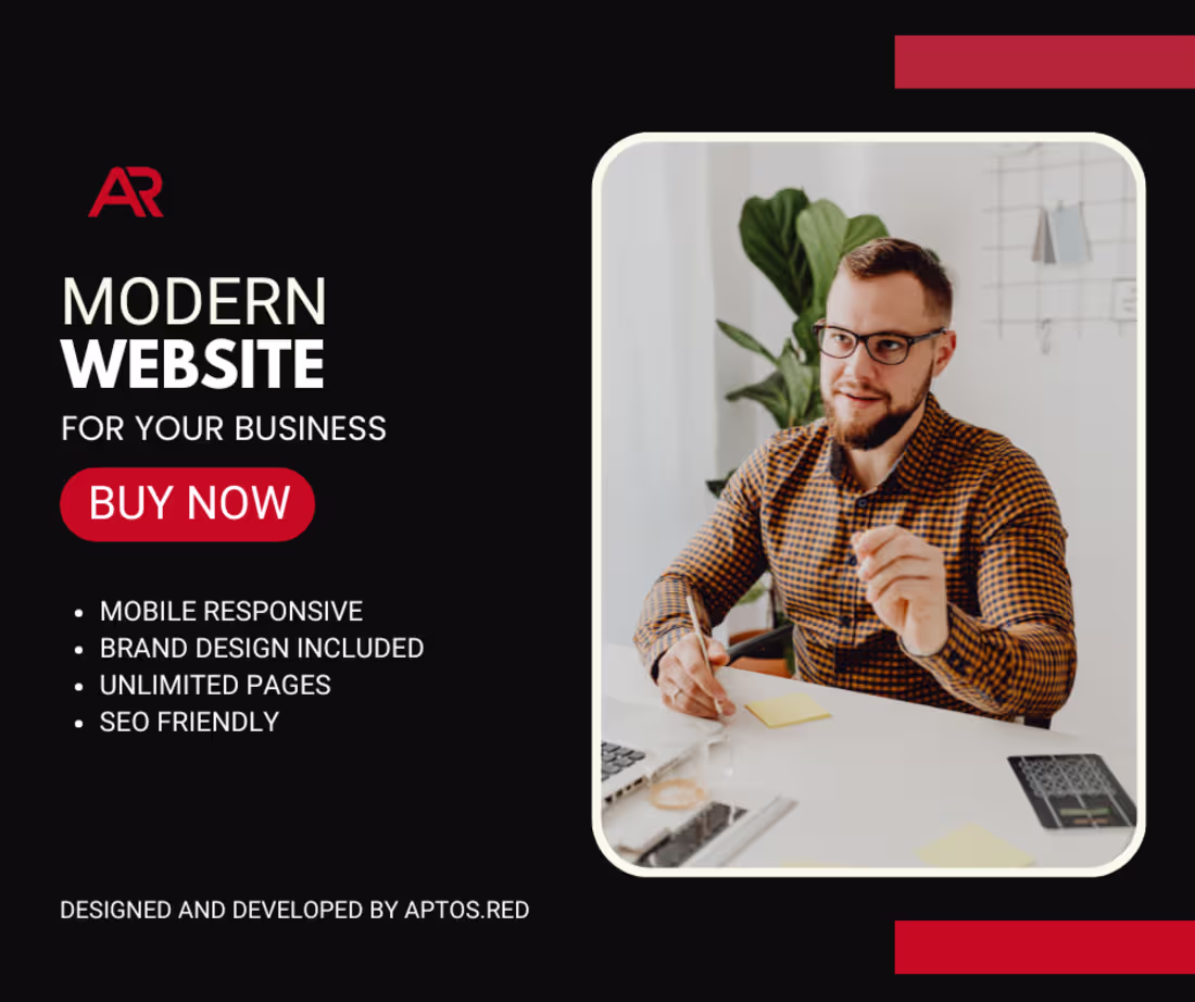 Cover image for Modern Responsive Website For Your Business