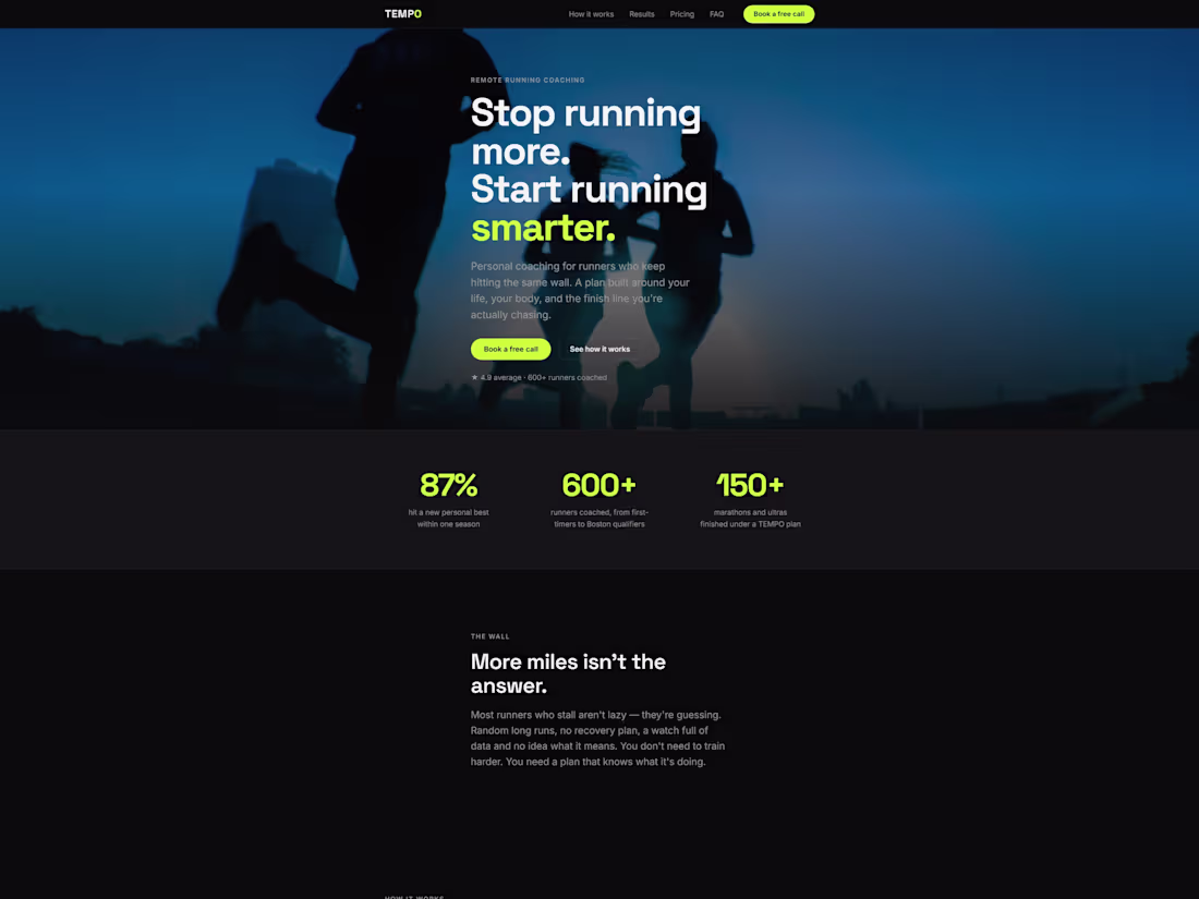 Cover image for Conversion landing page — coded