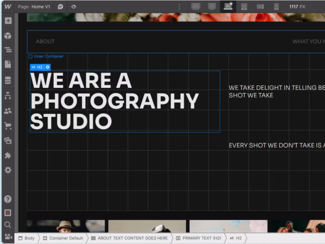 Cover image for Webflow Portfolio Website