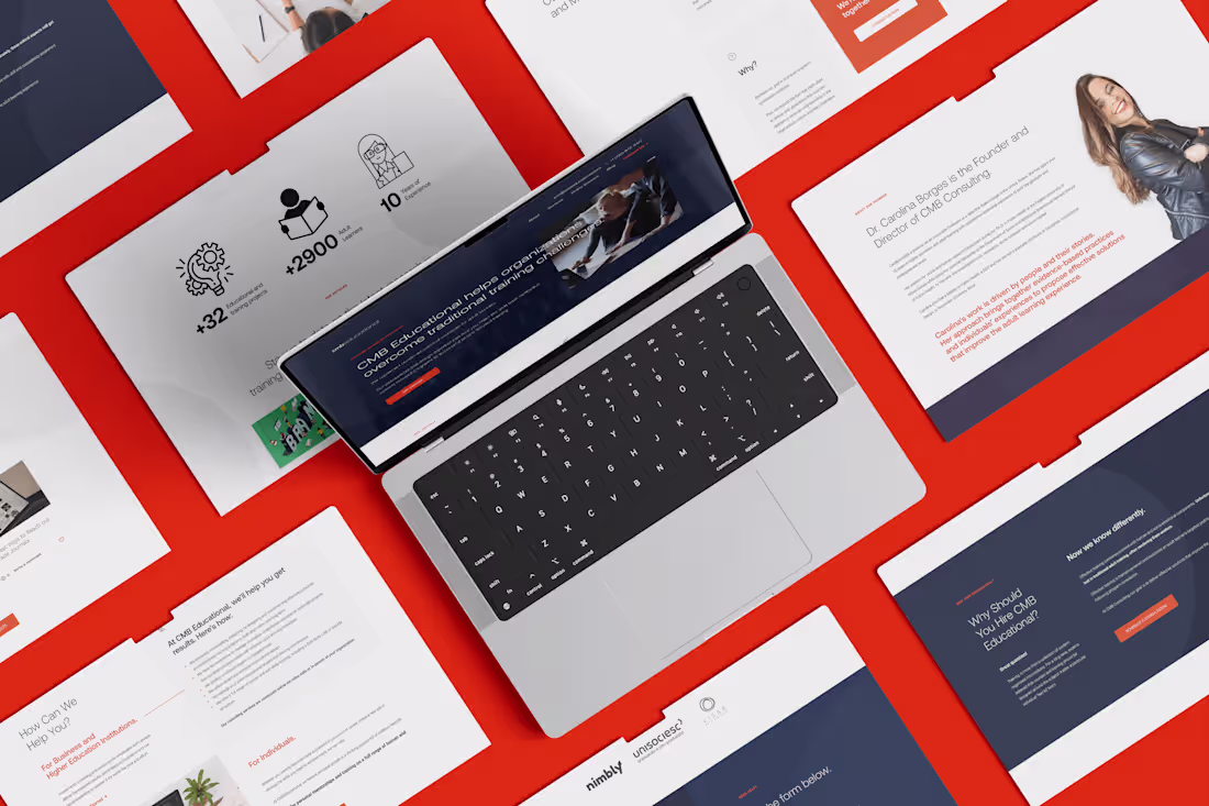 Cover image for CMB Educational Web Design UX & UI Design