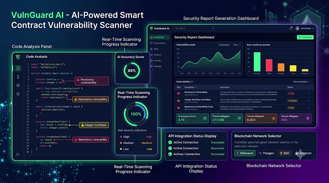 Cover image for VulnGuard AI - Smart Contract