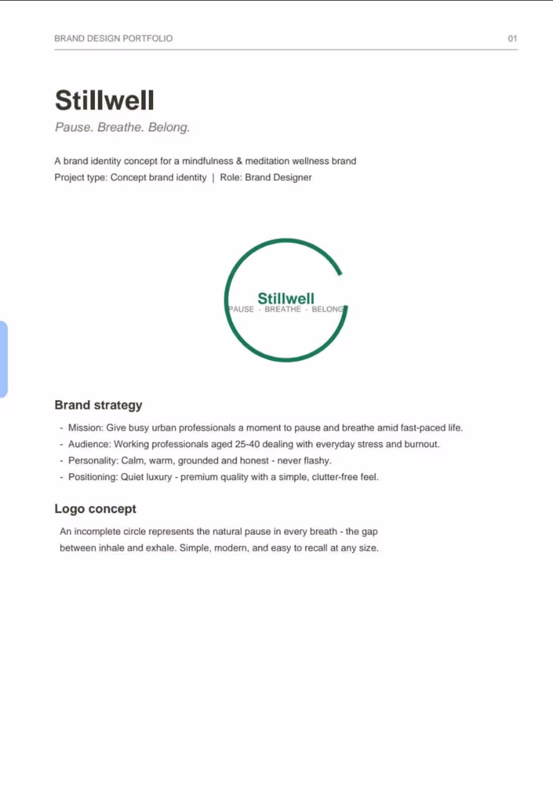 Cover image for Brand Identity and Visual System for Mindfulness Brands