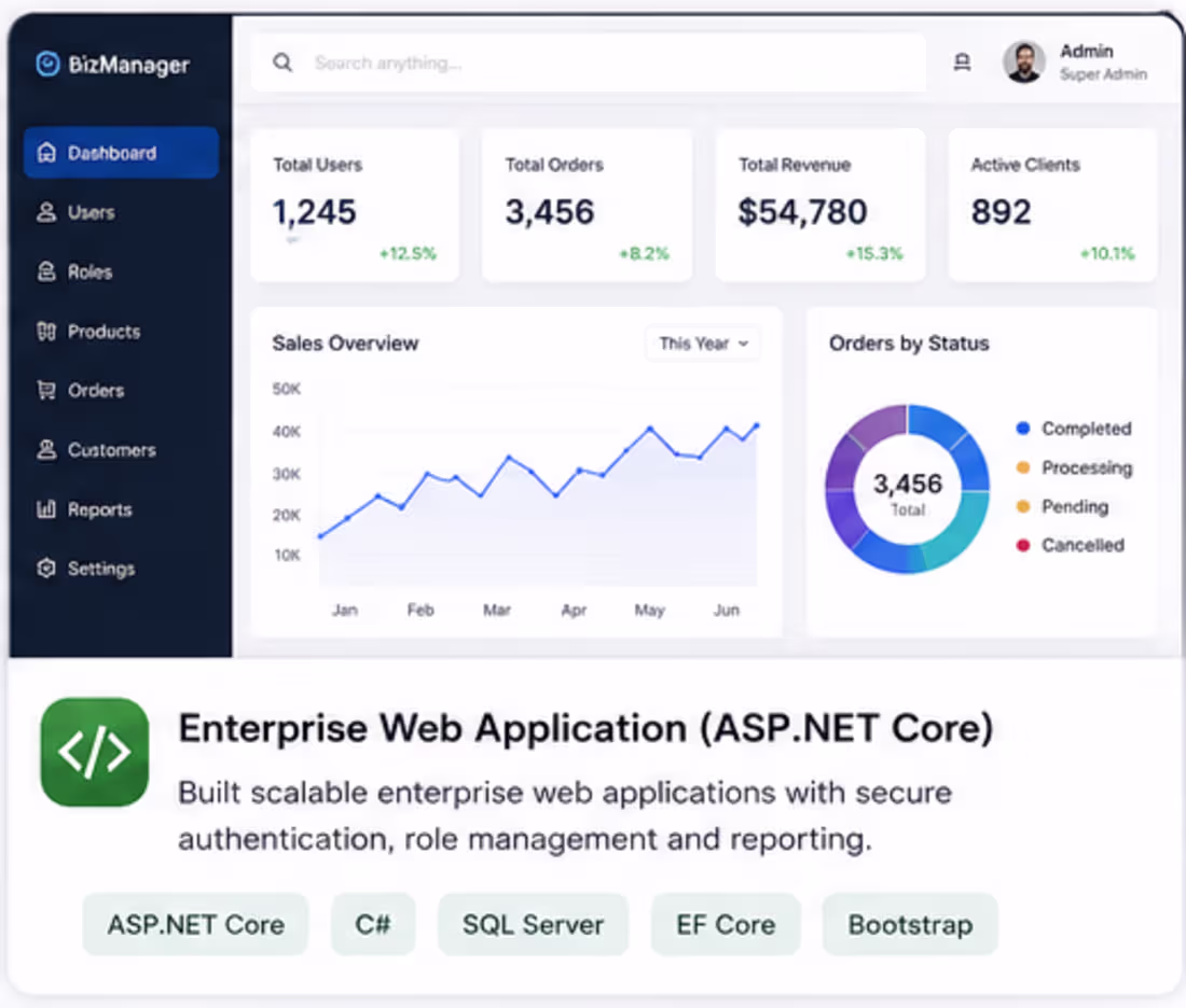 Cover image for Enterprise Web Application